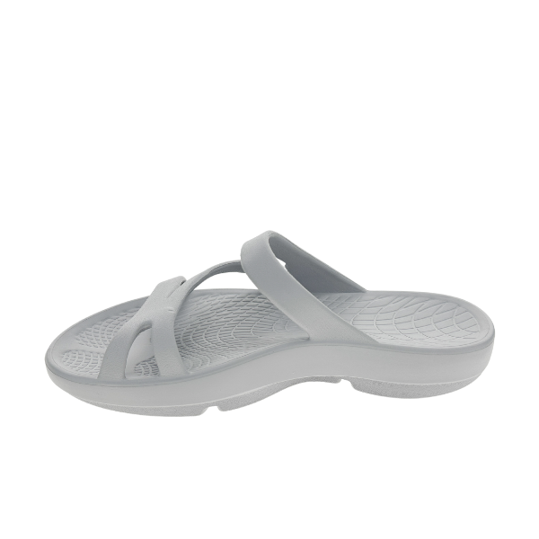 Sovella Active Recovery Sandals Women's PF Slide Light Grey - Glamourous Grace