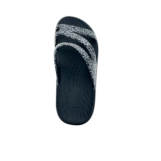 Sovella Women's PF Slide Black/Leopard - Glamourous Grace