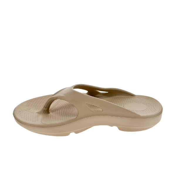 Sovella Active Recovery Sandals Women's PF Thong Beige - Glamourous Grace