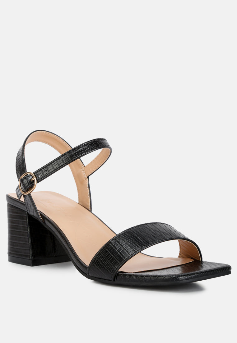 Keeyana Block Heel Sandals - Glamourous Grace