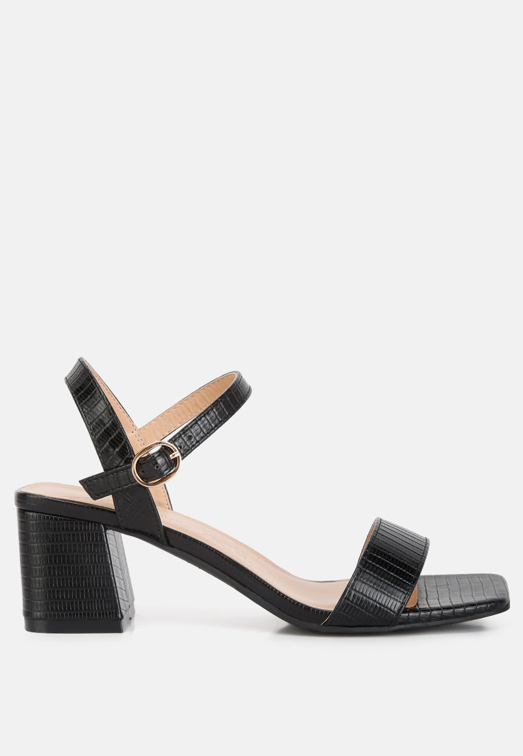 Keeyana Block Heel Sandals - Glamourous Grace