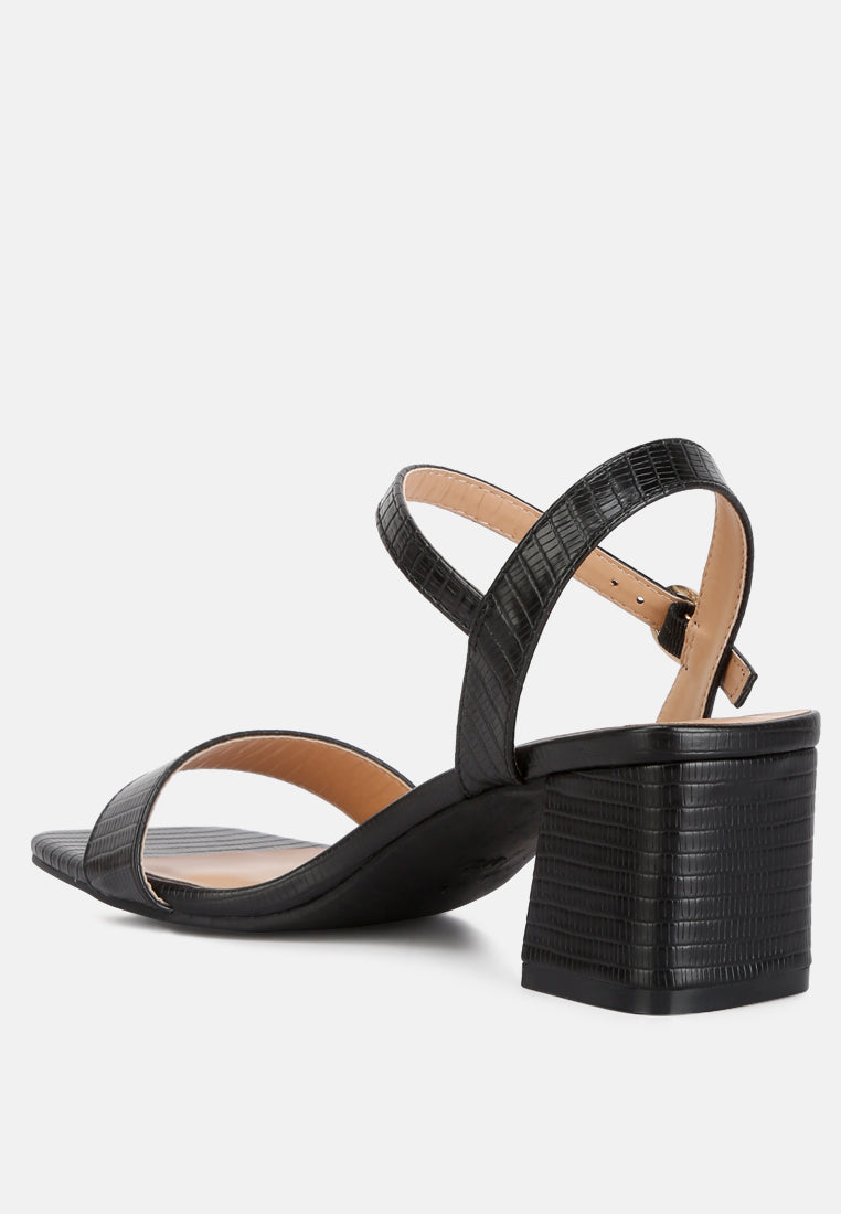 Keeyana Block Heel Sandals - Glamourous Grace