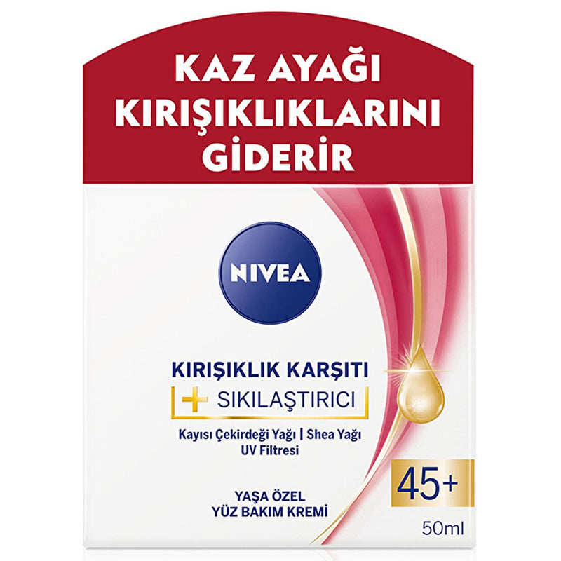 Nivea Anti-Wrinkle Face Cream for Mature Skin - Firming, UV Protection, 1.69 fl oz - Glamourous Grace