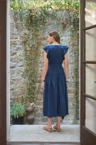 Rory Navy Midi Dress - Glamourous Grace