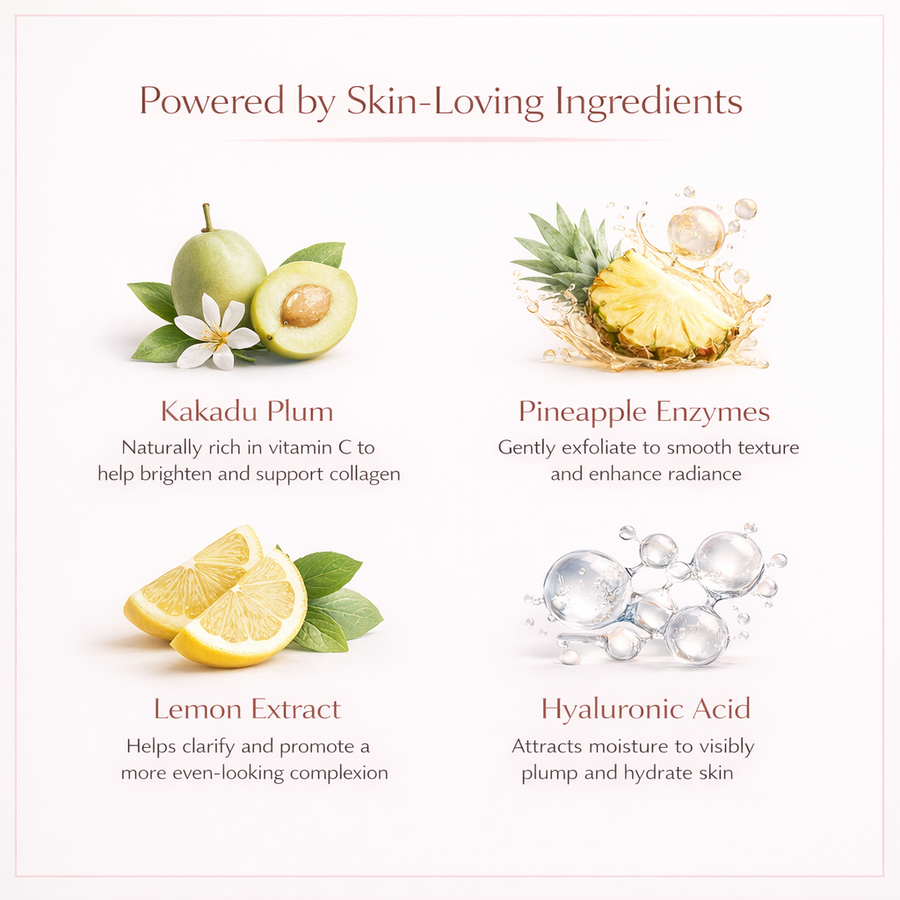 Morning Glow Routine – Vitamin C 3-Step Brightening System - Glamourous Grace