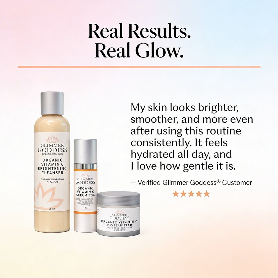 Morning Glow Routine – Vitamin C 3-Step Brightening System - Glamourous Grace