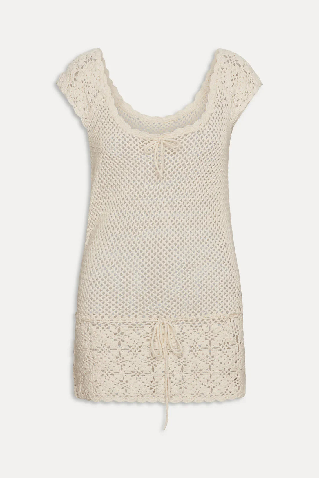 Moss Crochet Mini Dress