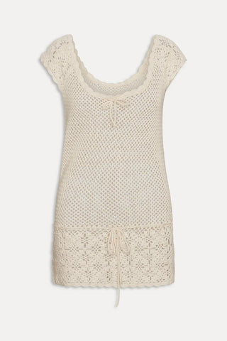 Moss Crochet Mini Dress