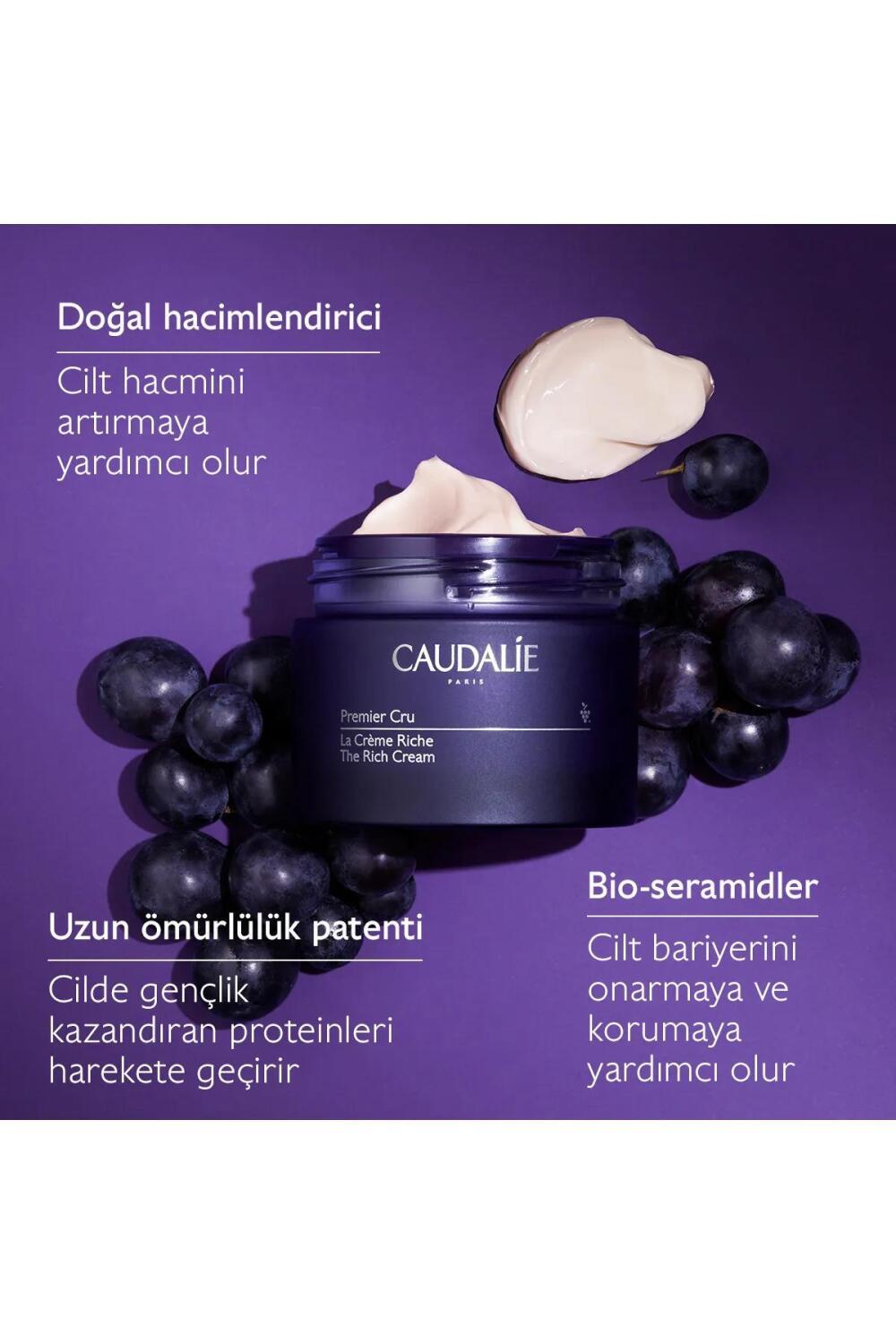 Caudalie Premier Cru The Rich Cream 2025 - Luxury Moisturizing Cream for Anti-Aging Skincare - Glamourous Grace