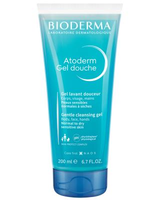 Bioderma Atoderm Shower Gel - Gentle Moisturizing for Dry & Sensitive Skin, 6.76 fl oz - Glamourous Grace