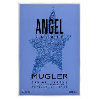 Mugler Angel Elixir Eau de Parfum Refillable Spray for Women, 1.6 oz