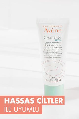 Avene Cleanance Hydra Cream 40ml - Soothing Moisturizing Cream for Sensitive Oily Skin - Glamourous Grace