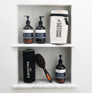 Lotions & Potions, Liquid Travel Case – Cream - Glamourous Grace