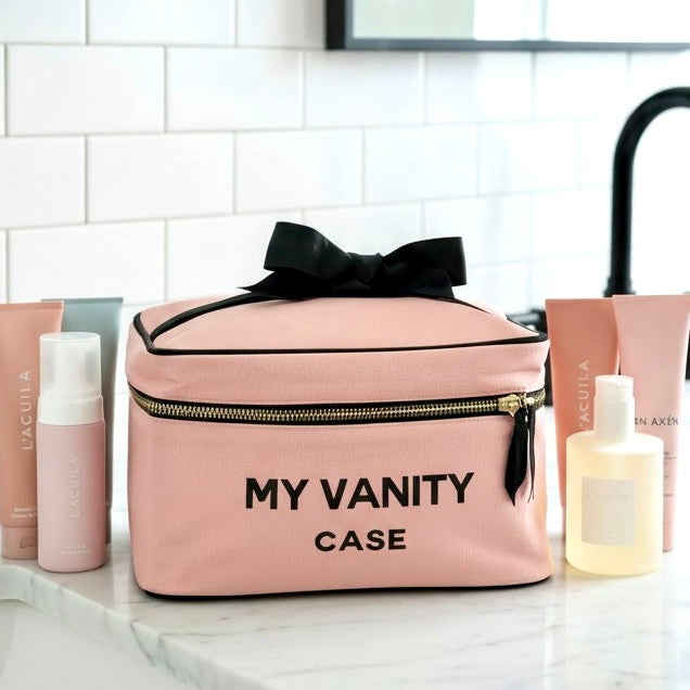 My Vanity Large Beauty Box – Pink/Blush - Glamourous Grace