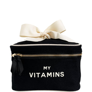 Vitamins Storage and Travel Box – Black - Glamourous Grace