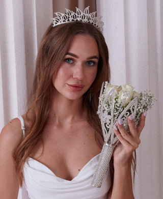 Proposal Bouquet Holder, Wedding Bouquet - Glamourous Grace