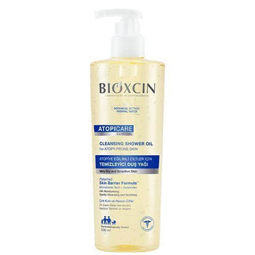 Bioxcin Atocare: Gentle Cleansing Shower Oil for Dry, Sensitive Skin - Moisturizing Body Wash (16.91 fl oz) - Glamourous Grace