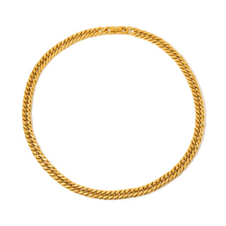 Carson Cuban Chain Necklace - WATERPROOF