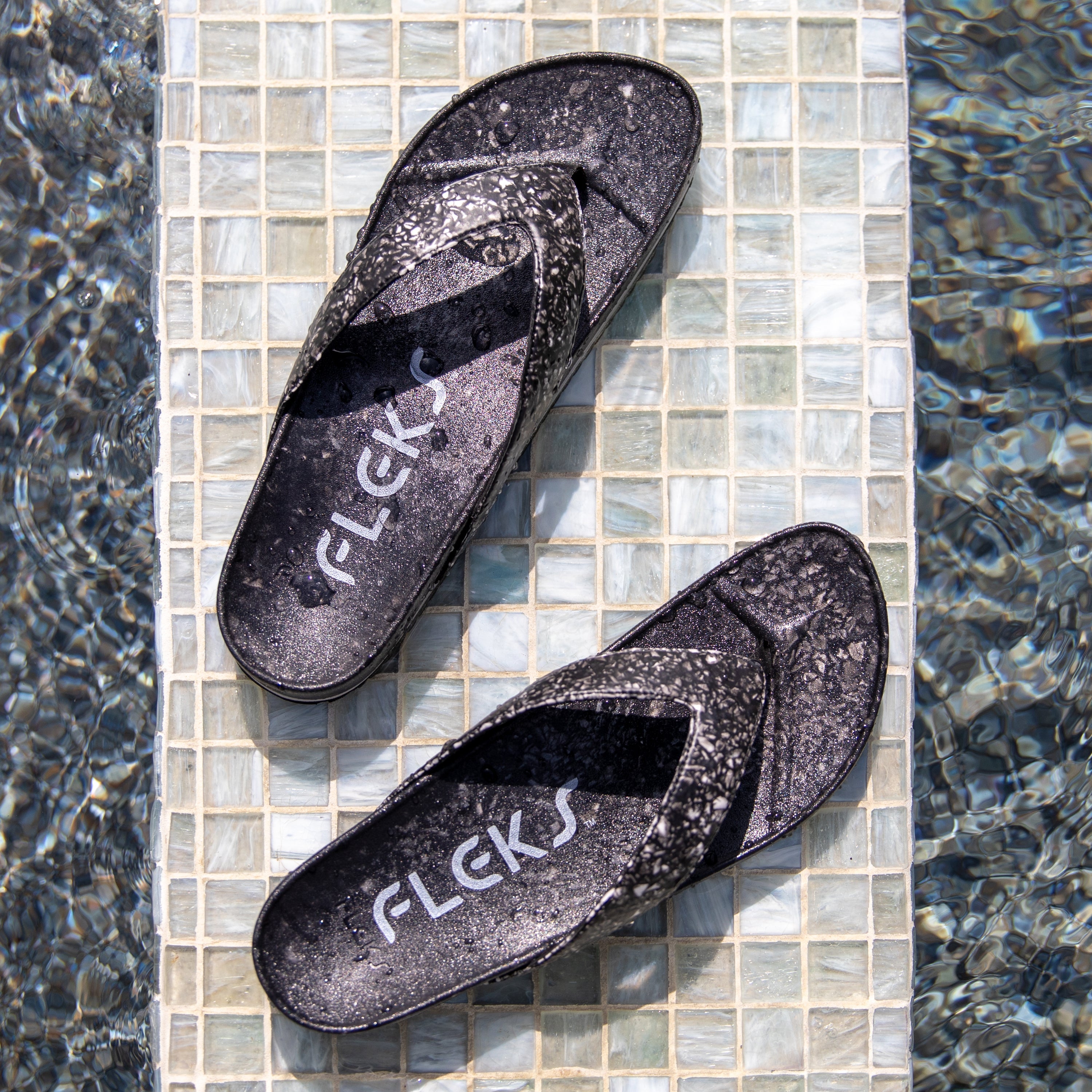 West Beach Flip Flop - Night - Glamourous Grace