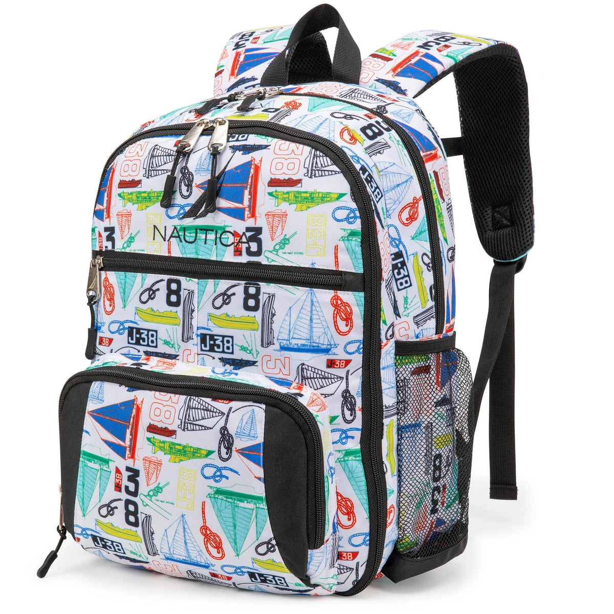 Kids Backpack for School | Sailboats | 16" Tall - Glamourous Grace