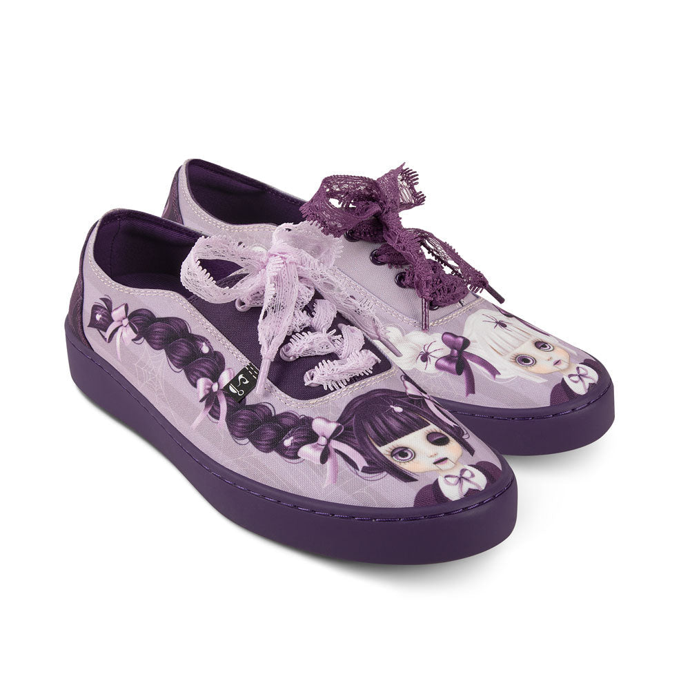 Nocturna Sisters Women's Casual Sneakers - Glamourous Grace