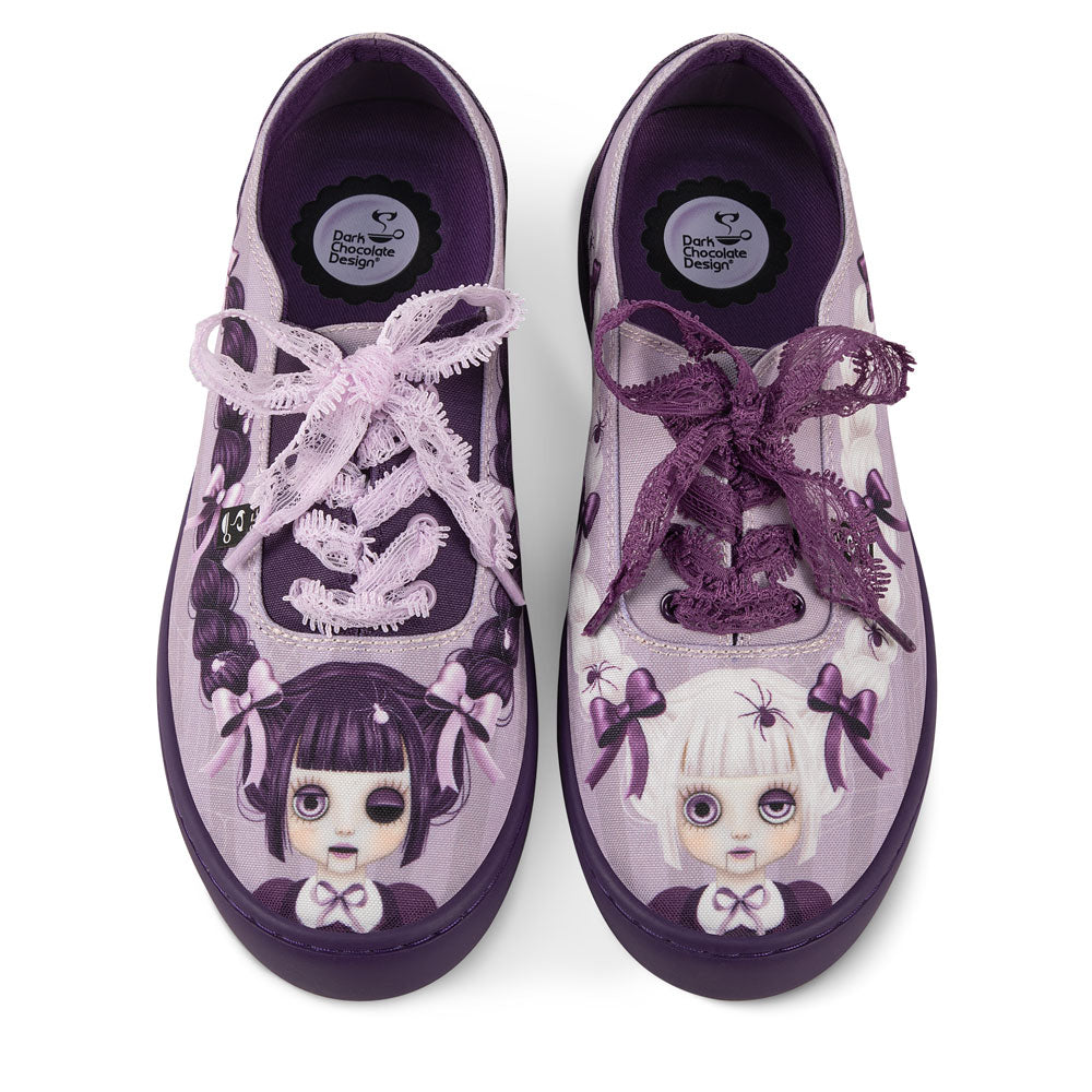 Nocturna Sisters Women's Casual Sneakers - Glamourous Grace