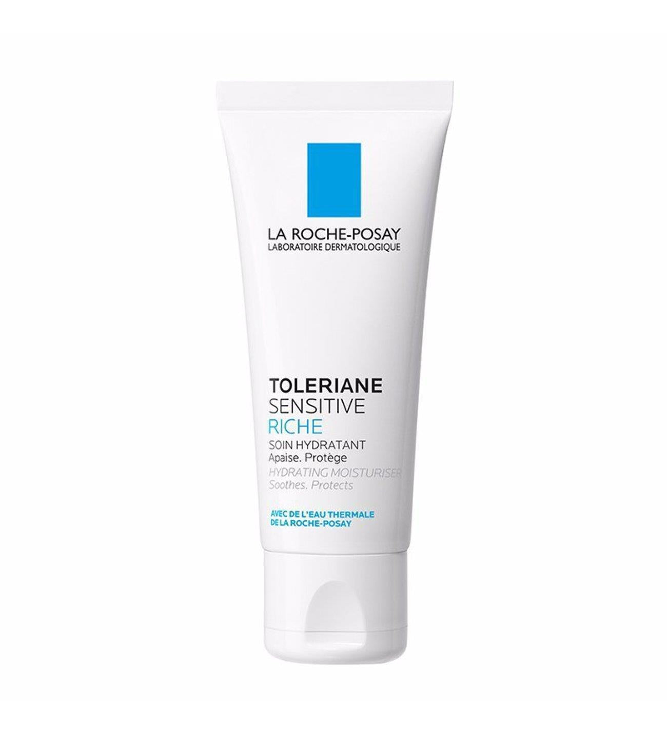 La Roche Posay Toleriane Sensitive Rich Moisturizing Face Cream for Sensitive Skin - 48 Hour Hydration, Fragrance-Free & Alcohol-Free - Glamourous Grace