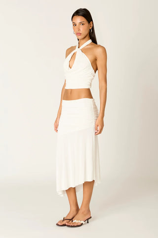 Loucia White Halter Top