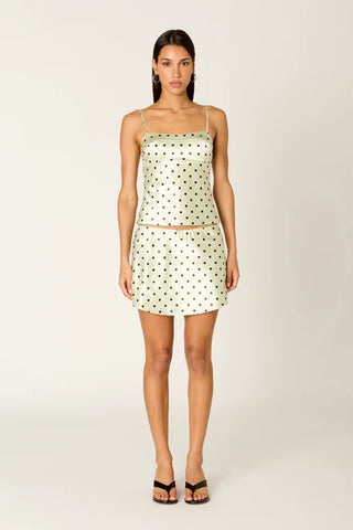 Avalon Polka Top Tank Top Pistachio