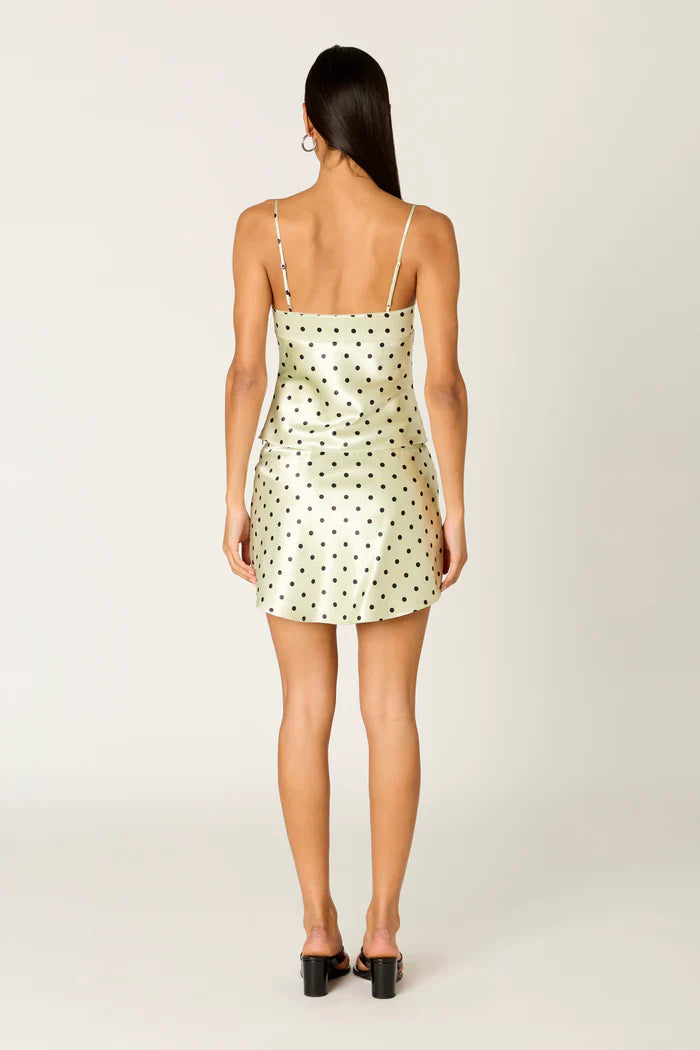 Avalon Polka Top Tank Top Pistachio
