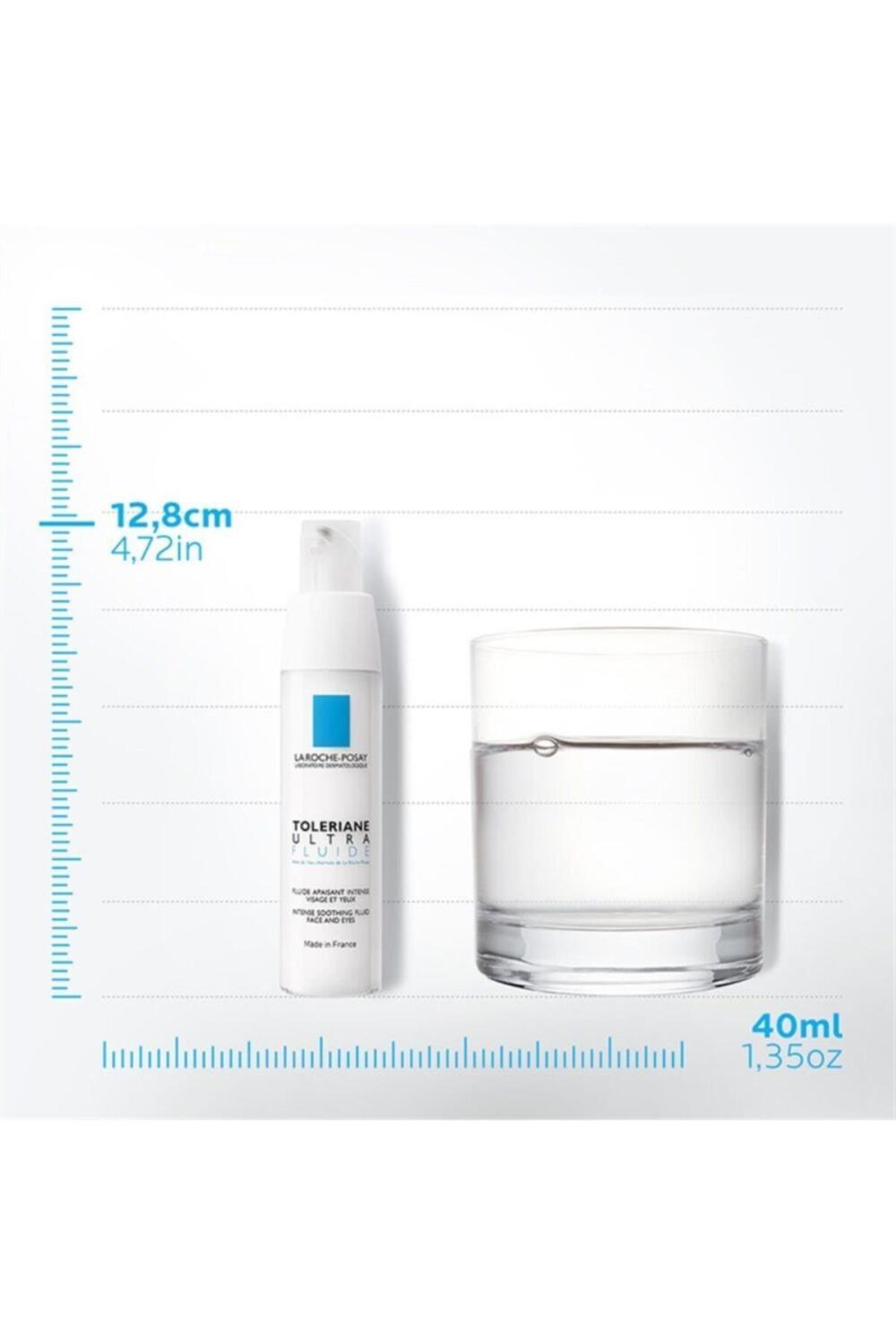 La Roche Posay Toleriane Dermallargo Fluide Moisturizing Cream - Fragrance-Free, Hypoallergenic, 1.35 fl oz - Glamourous Grace