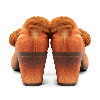 Nutty Cheeks Women's Mary Jane Mid Heels