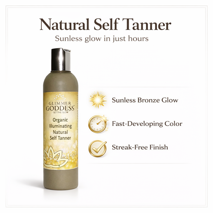 Organic Self Tanner – Fast Bronze Glow - Glamourous Grace