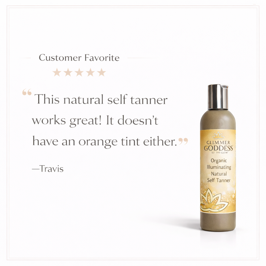 Organic Self Tanner – Fast Bronze Glow - Glamourous Grace