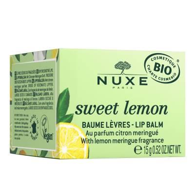 Nuxe Sweet Lemon Lip Balm - Natural Vegan Lip Care for Dry Lips - Glamourous Grace