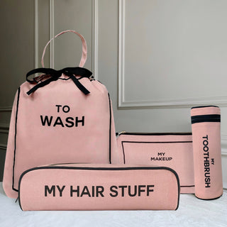 Best Deal Gift Set, 4-pack Travel & Home, Pink/Blush - Glamourous Grace