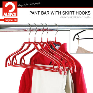 Silhouette, 41-FRS, Pant Bar/Skirt Hook Hanger, Red
