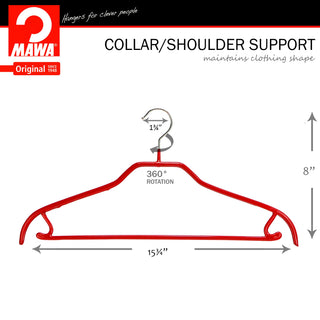 Silhouette, 41-FRS, Pant Bar/Skirt Hook Hanger, Red
