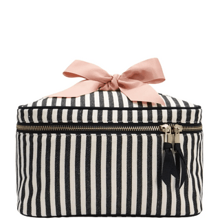 Medium Box Makeup & Toiletry with Insert Organizer – Striped - Glamourous Grace