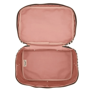 Medium Box Makeup & Toiletry with Insert Organizer – Striped - Glamourous Grace