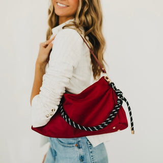 Nikki Nylon Slouchy Shoulder Bag