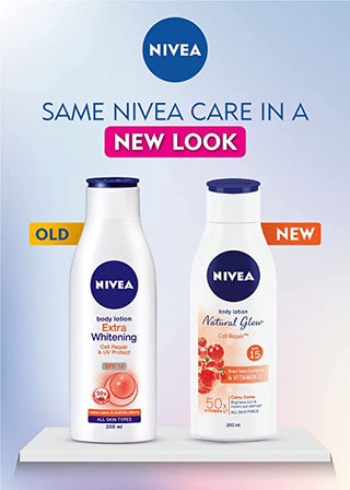 Nivea Body Lotion Natural Glow Cell Repair - Glamourous Grace