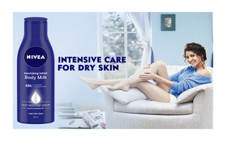 Nivea Nourishing Lotion Body Milk with Deep Moisture Serum for Very Dry Skin - Glamourous Grace