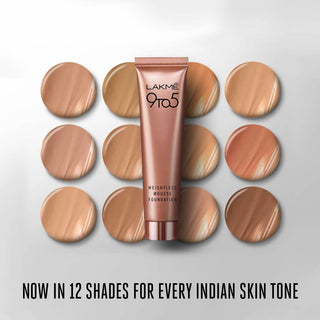 Lakme 9 To 5 Weightless Mousse Foundation - Rose Honey