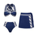 Blue Split Suit