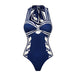 Blue One-Piece Swimsuit