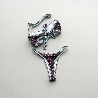 Bikini Sexy Tube Top Bikini Split Women Swimsuit Swimsuit for Women