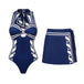 Blue One-Piece Suit