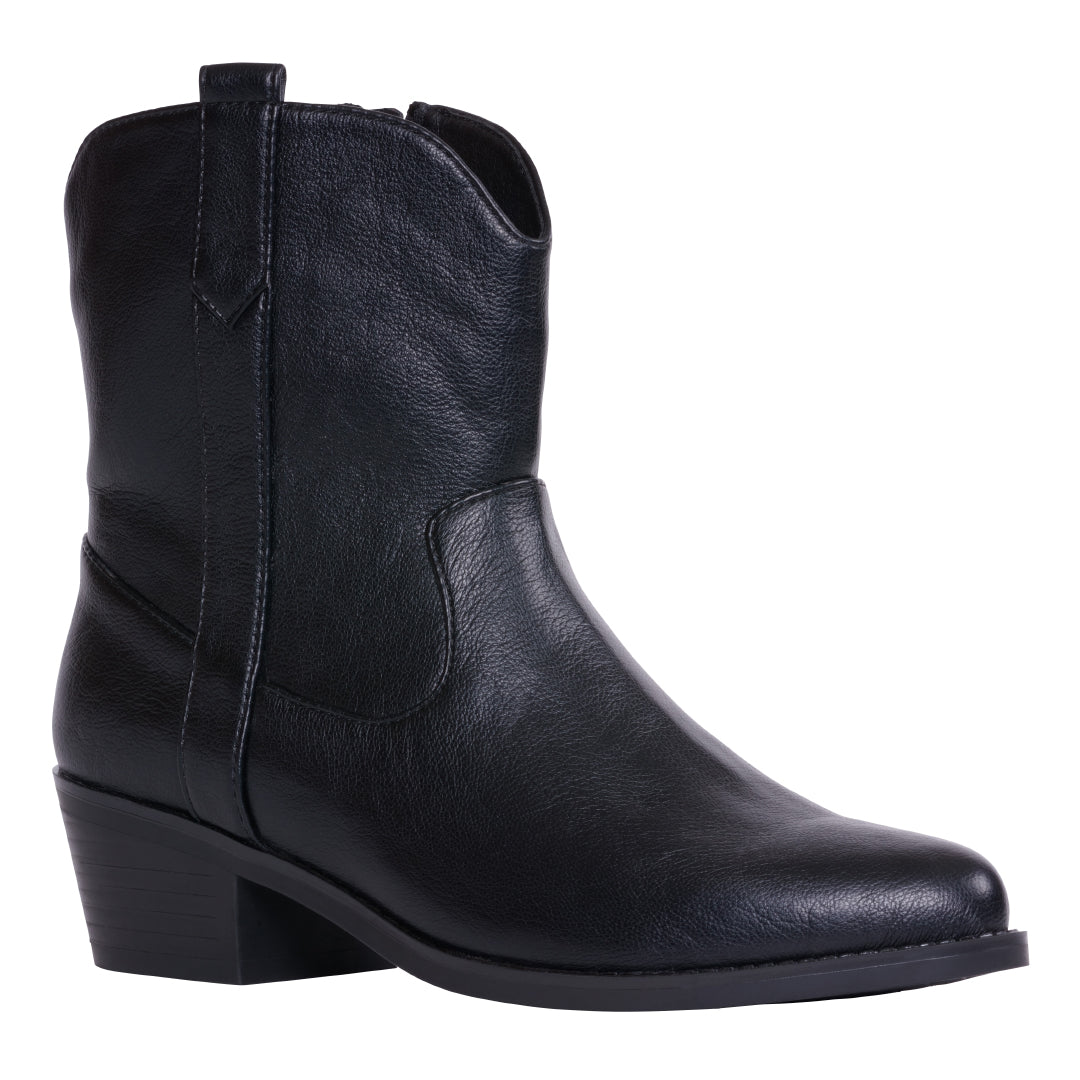 Women's Qakley Black Bootie - Glamourous Grace
