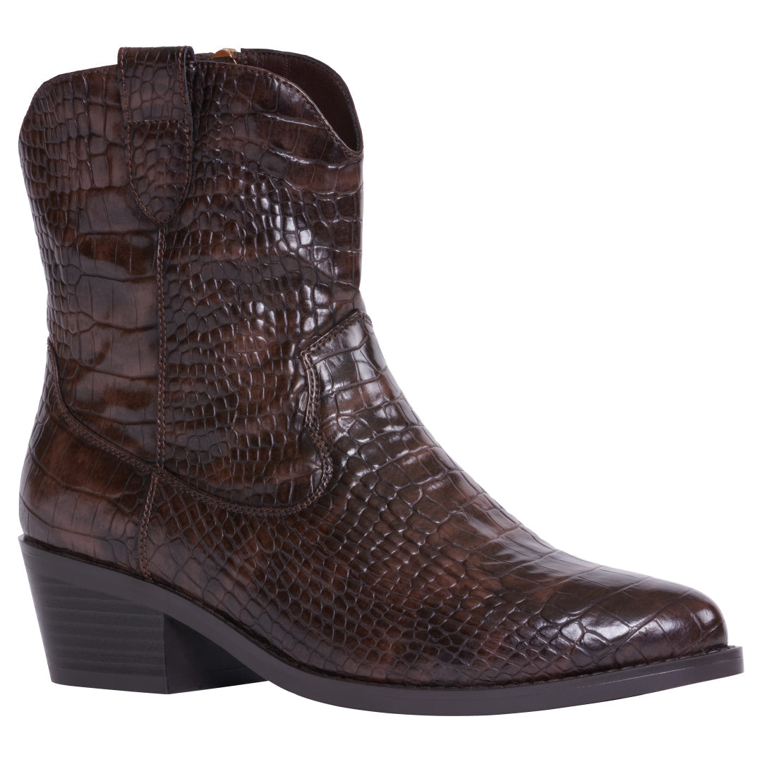 Women's Qakley Leopard Bootie - Glamourous Grace